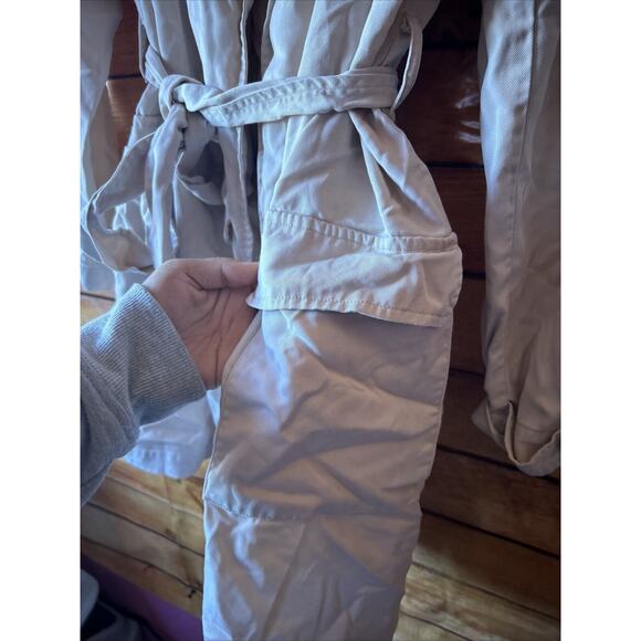 Marine Layer Nicole Trench Coat in Cream Size XS - Picture 6 of 11